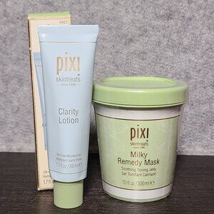 NIB Pixi Skincare Bundle - Clarity Lotion & Milky Remedy Mask - Sealed New